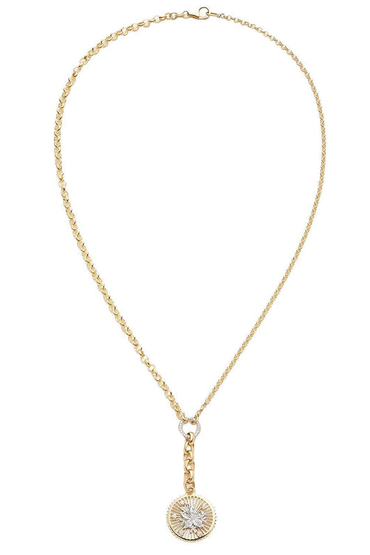 Resilience Medium Mixed Belcher Diamond Necklace-YELLOW GOLD-JEWELRYFINE JEWELNECKLACE O-FOUNDRAE