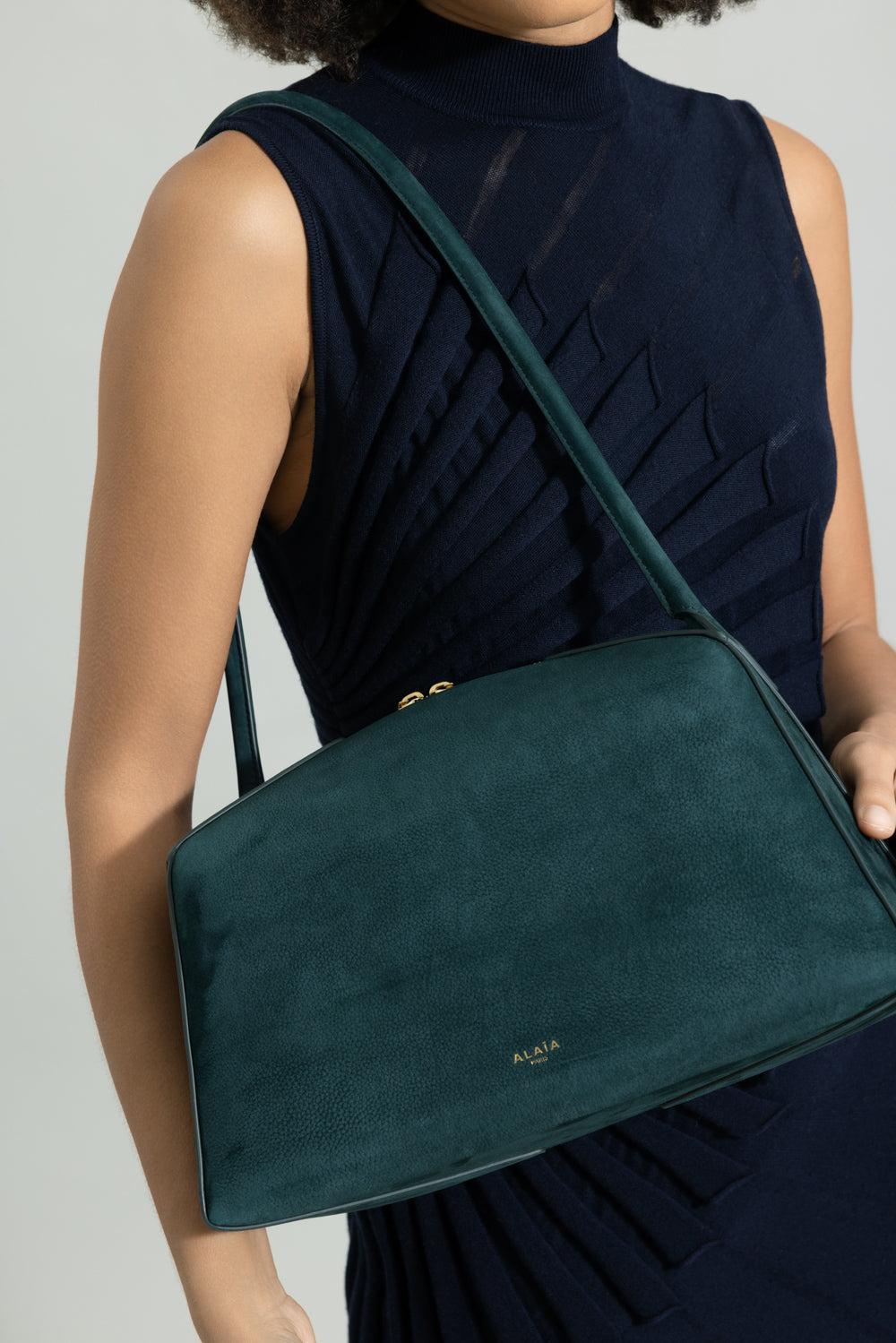 Medium Shoulder Bag - Green-VRTFORET-HANDBAGSHOULDER-ALAÏA