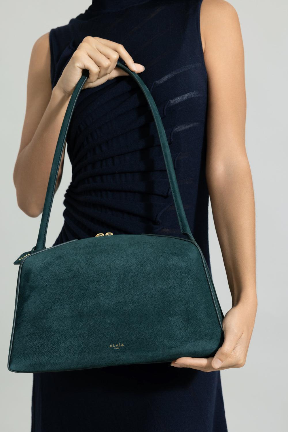 Medium Shoulder Bag - Green-VRTFORET-HANDBAGSHOULDER-ALAÏA