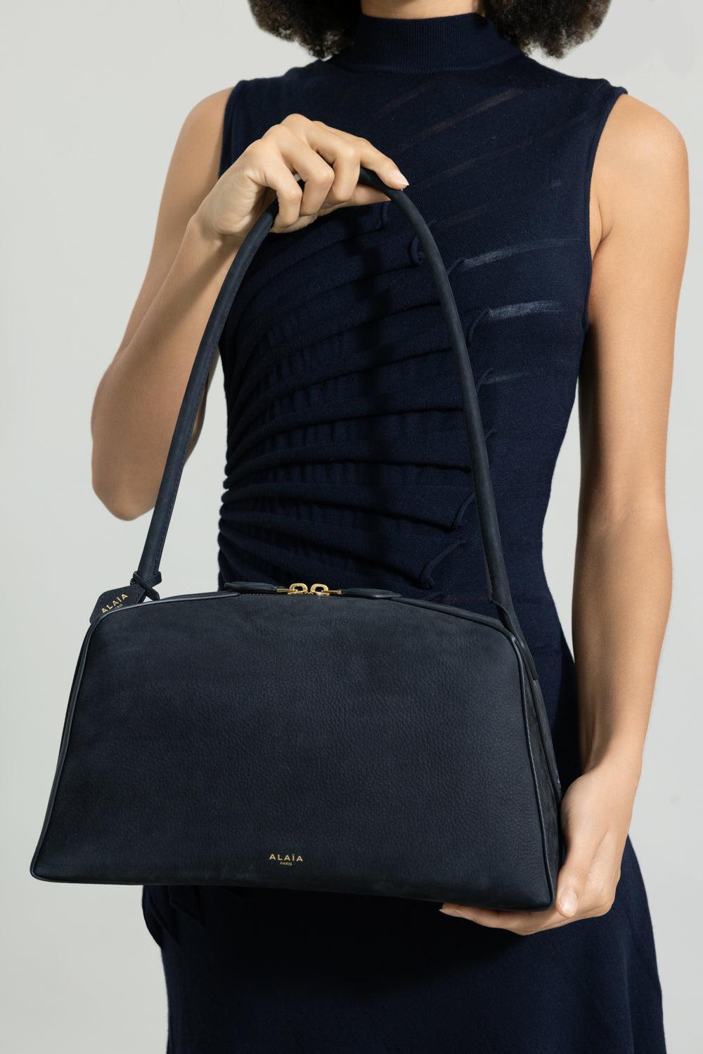 Medium Shoulder Bag - Noir-NOIR-HANDBAGSHOULDER-ALAÏA