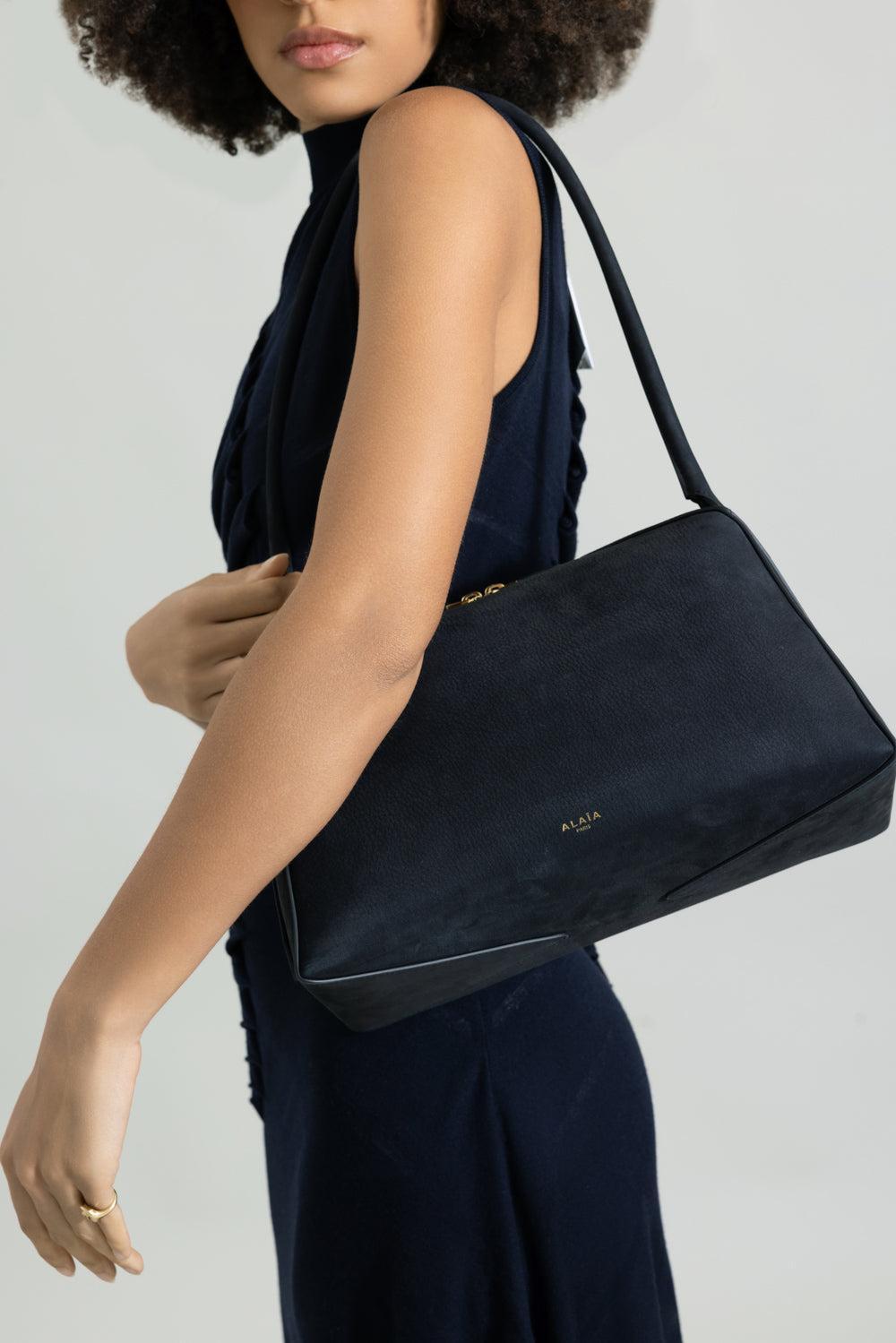 Medium Shoulder Bag - Noir-NOIR-HANDBAGSHOULDER-ALAÏA