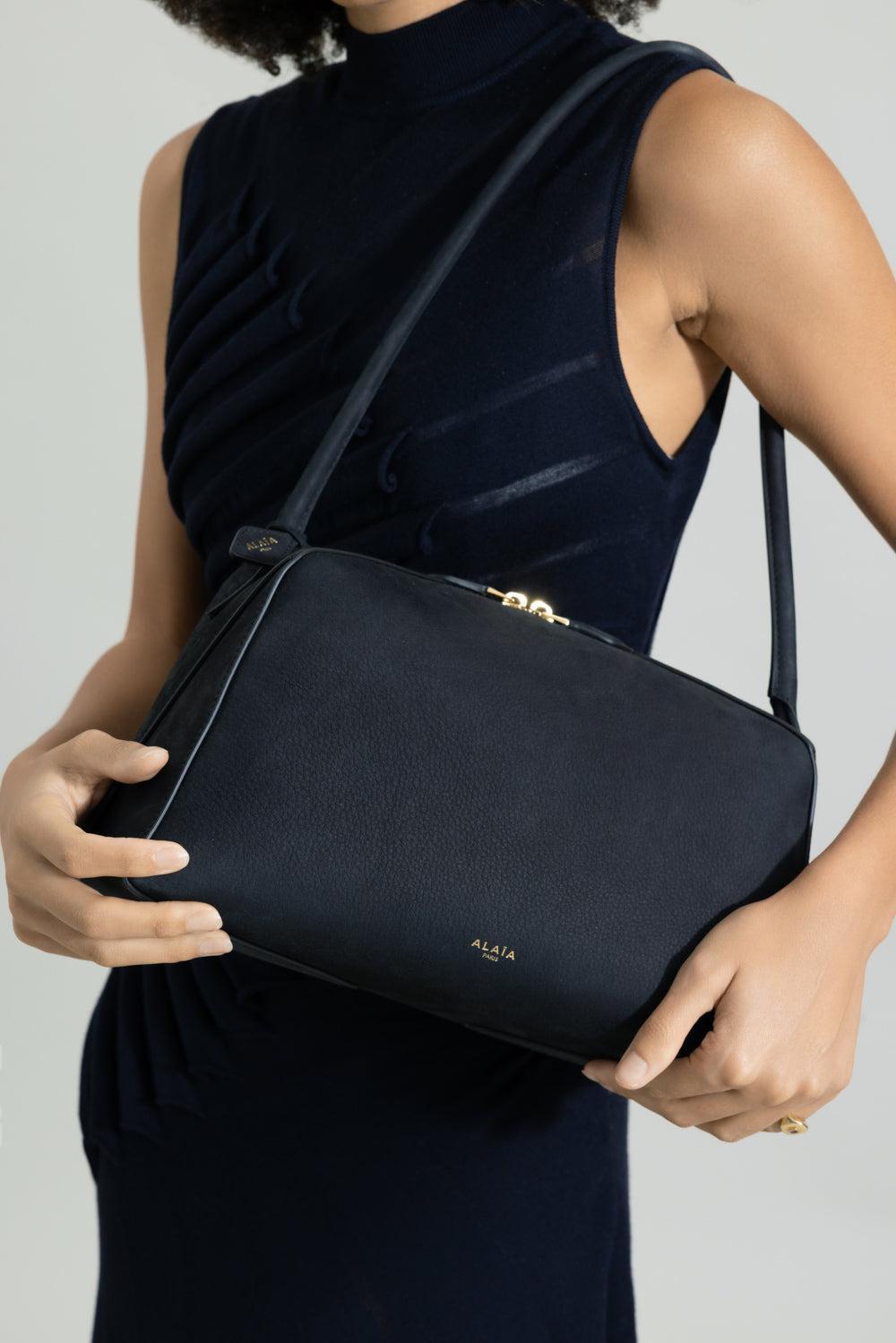 Medium Shoulder Bag - Noir-NOIR-HANDBAGSHOULDER-ALAÏA