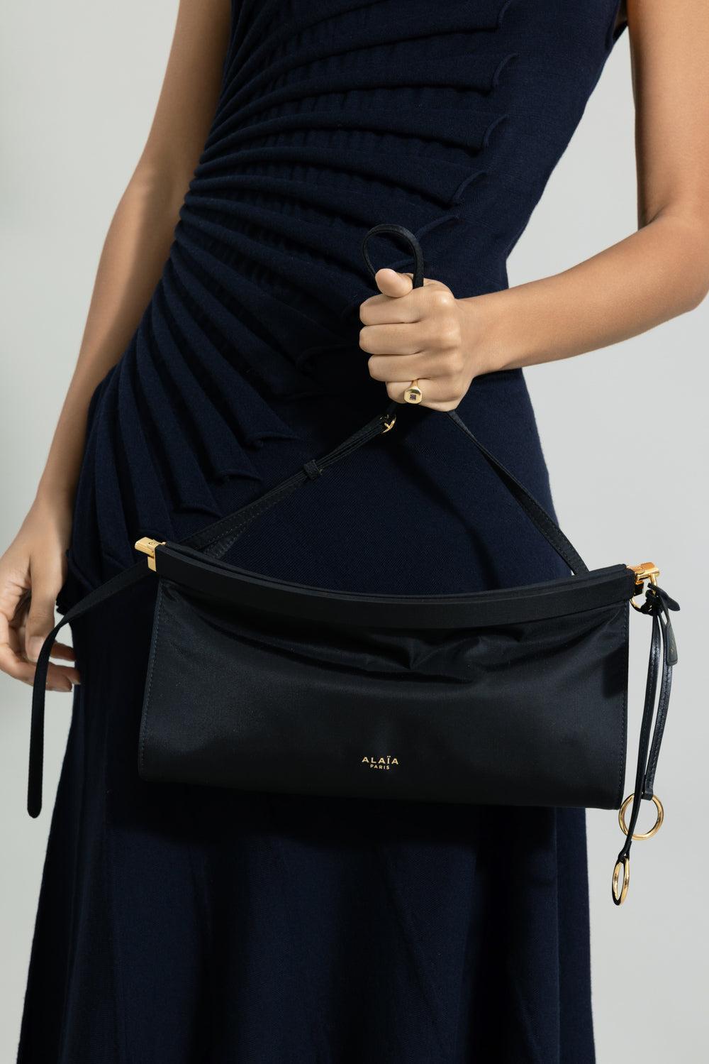 East West Medium Bag - Noir-NOIR-HANDBAGSHOULDER-ALAÏA