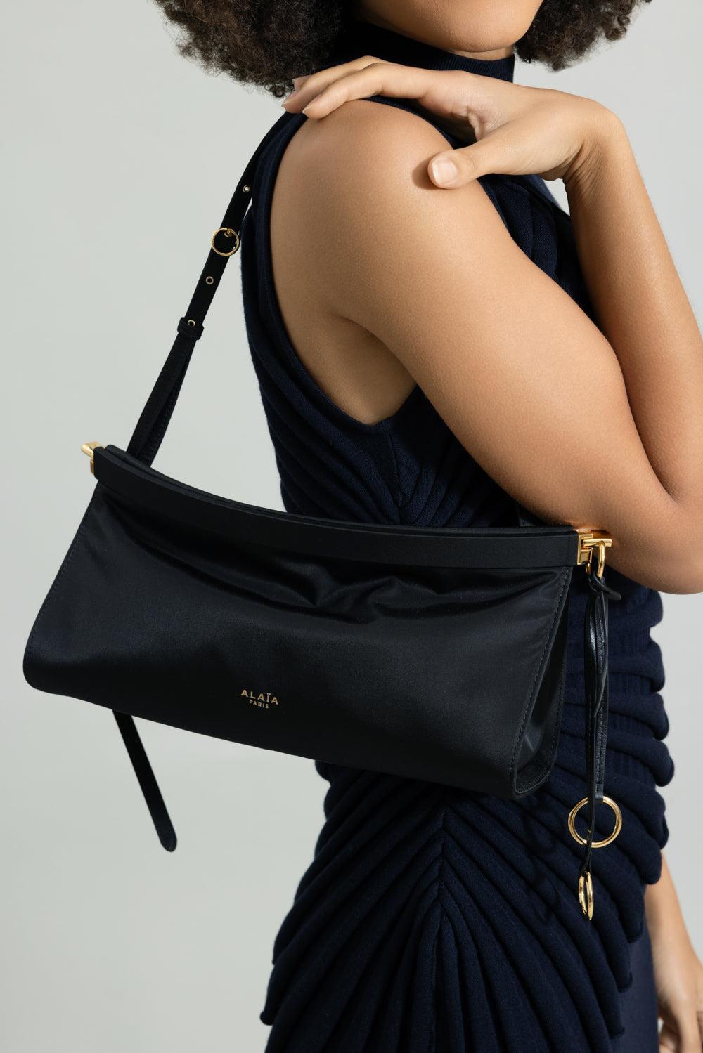 East West Medium Bag - Noir-NOIR-HANDBAGSHOULDER-ALAÏA