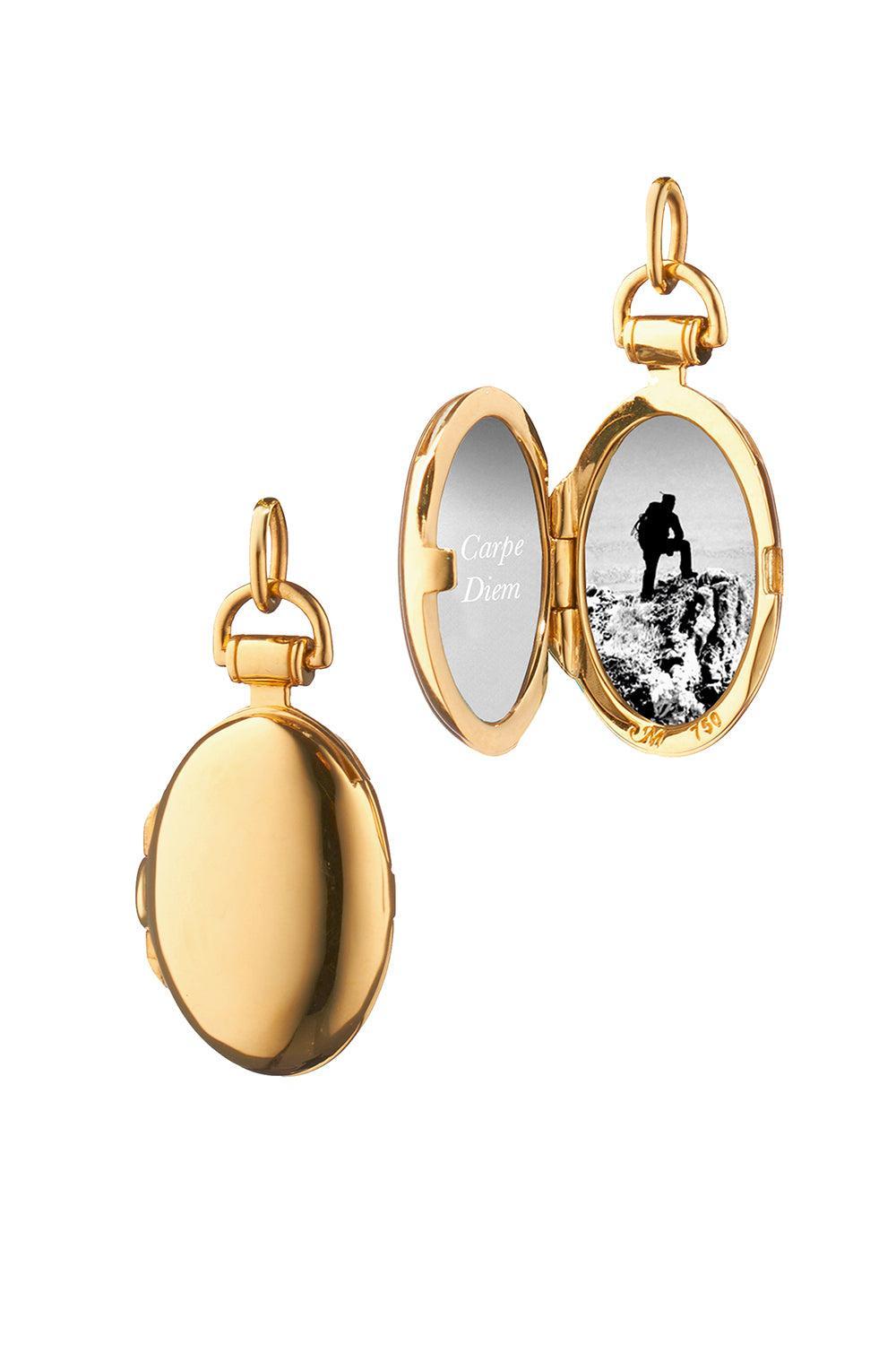 Petite Anna Locket Charm-YELLOW GOLD-JEWELRYFINE JEWELPENDANT-MONICA RICH KOSANN