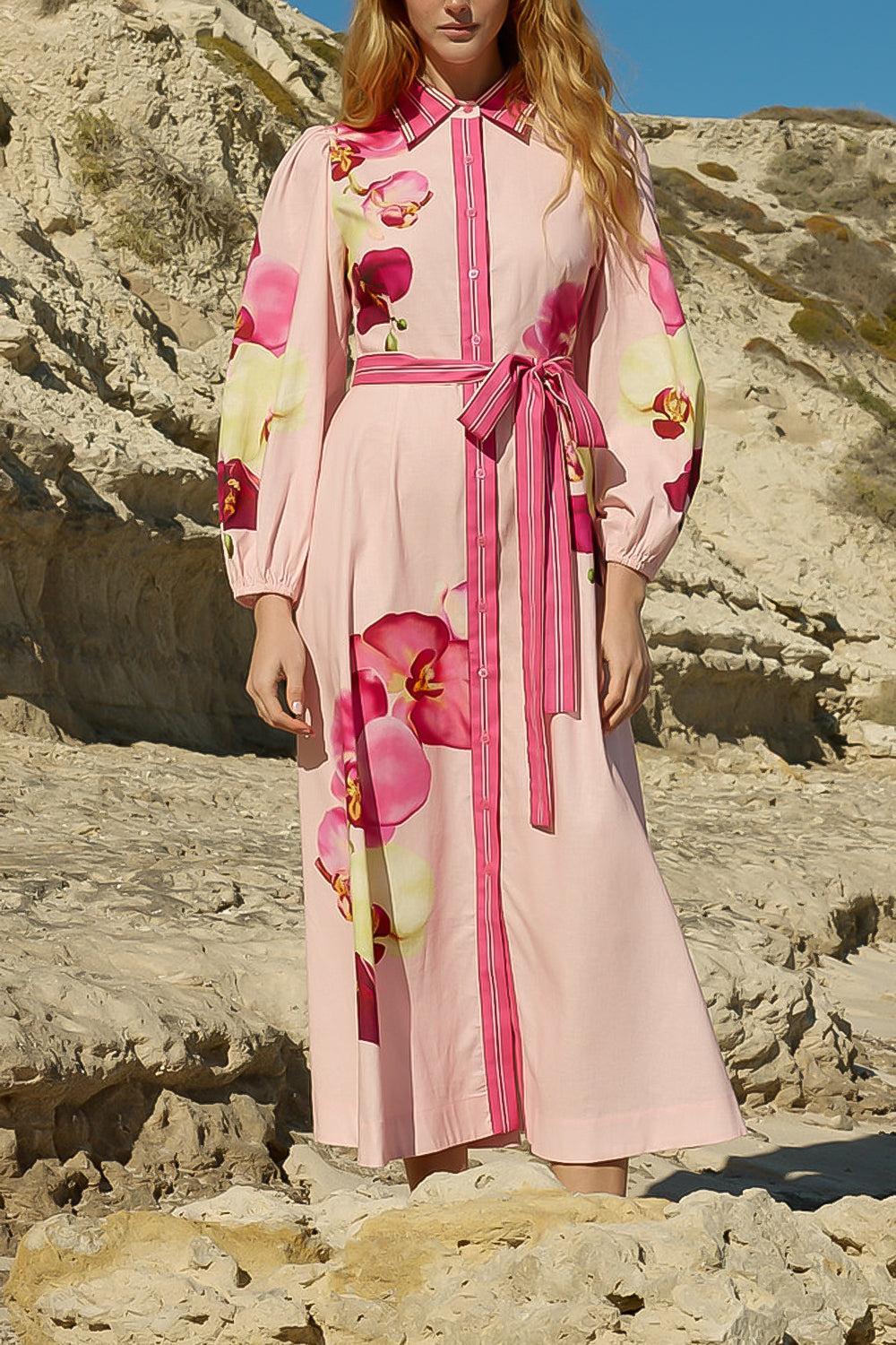 Lucille Dress-FLORAL-2-CLOTHINGDRESSCASUAL-ASTON STUDIO