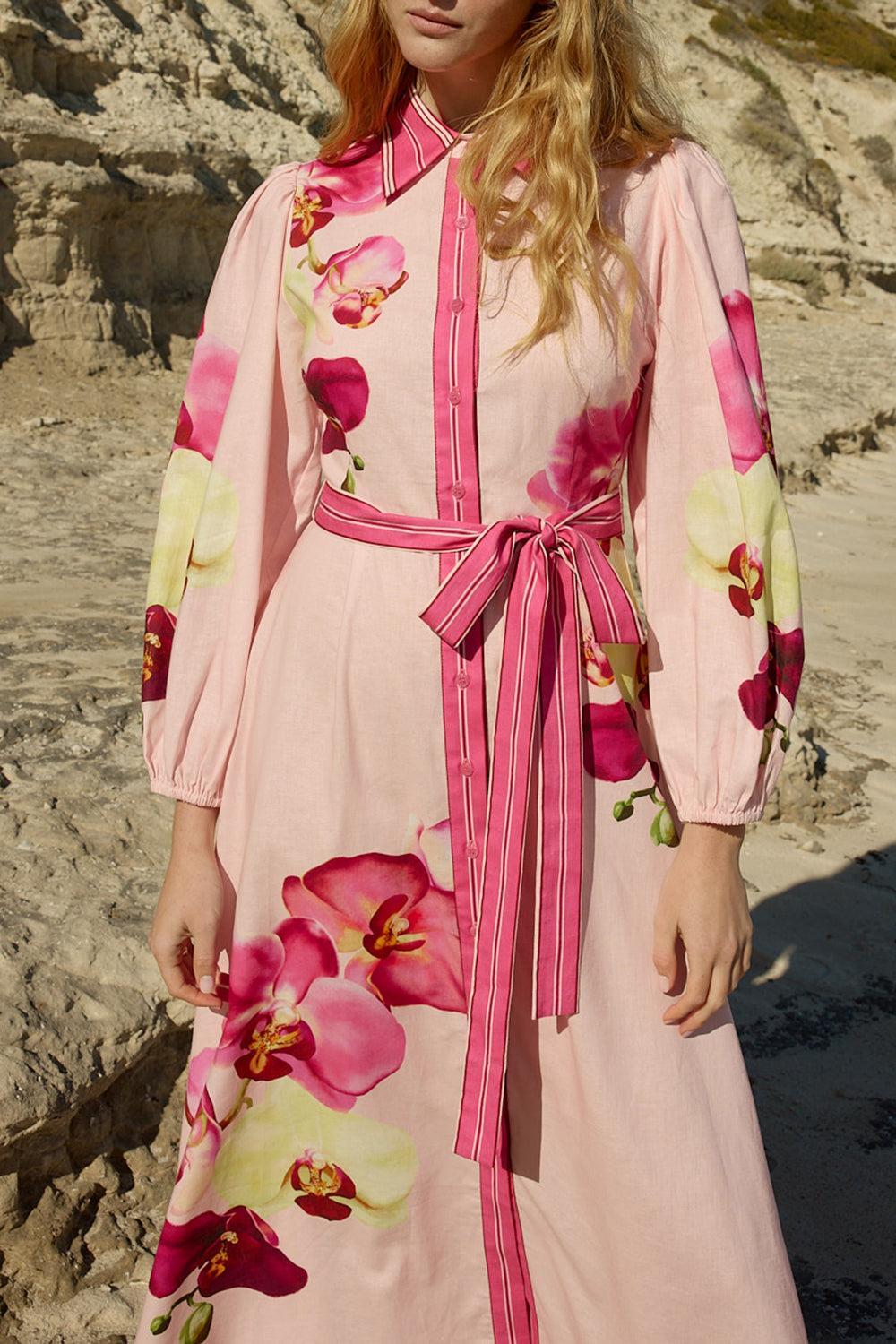 Lucille Dress-FLORAL-2-CLOTHINGDRESSCASUAL-ASTON STUDIO