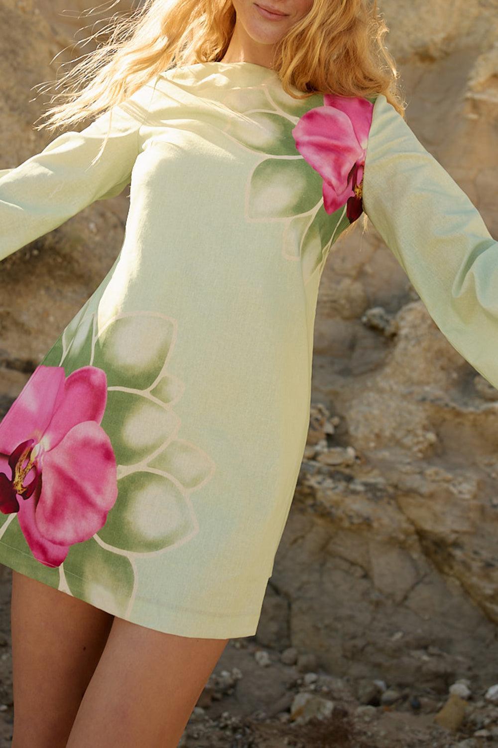 Maggie Short Dress-MDWPHALA-2-CLOTHINGDRESSCASUAL-ASTON STUDIO
