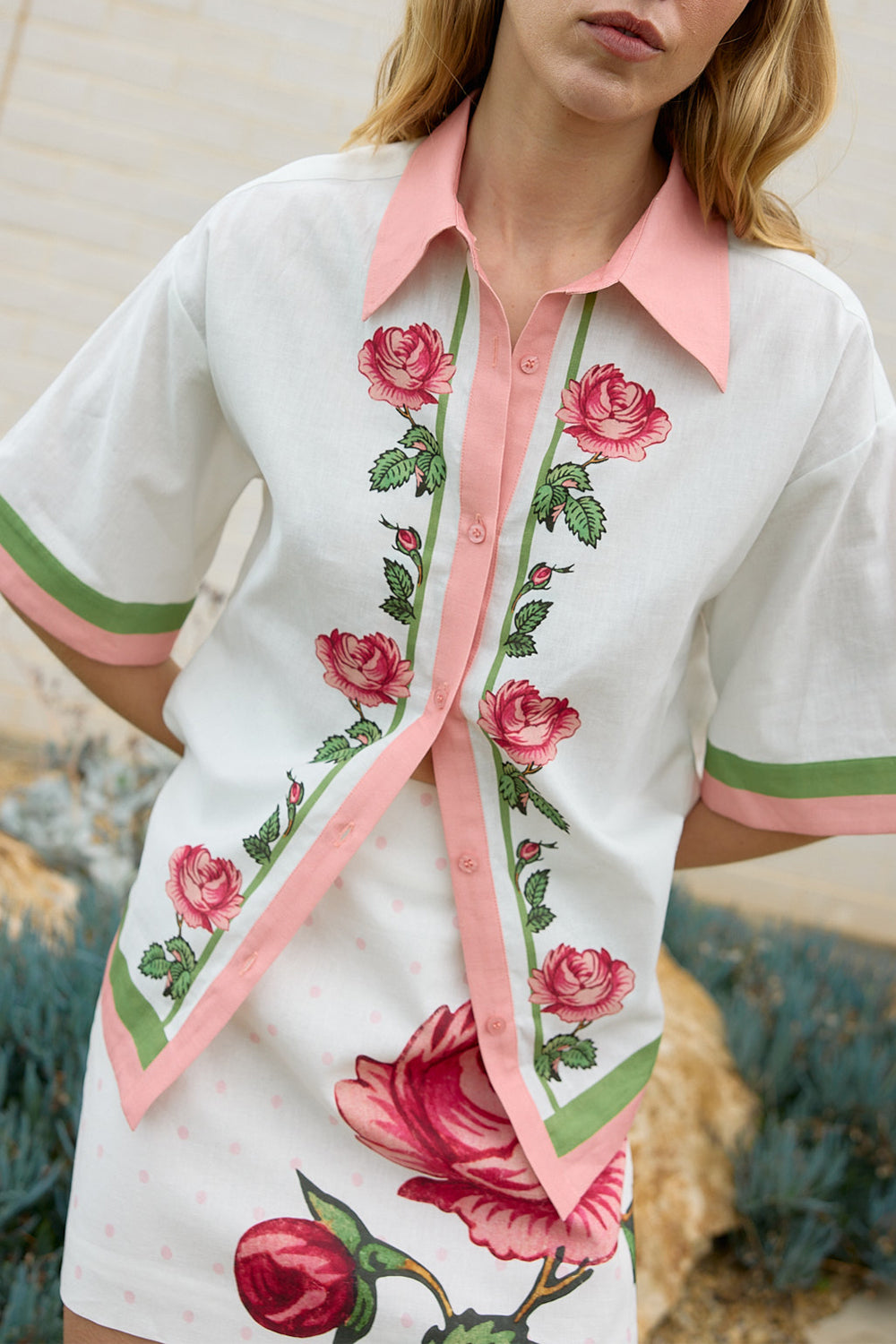 Ula Mini Skirt - Antique Rosebud