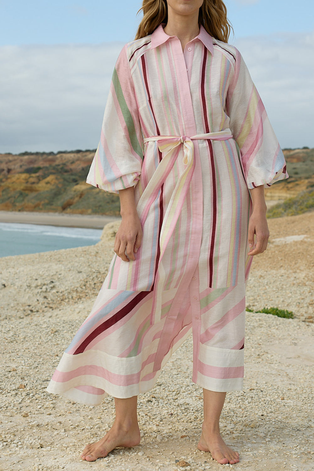 Saskia Midi Wrap Dress