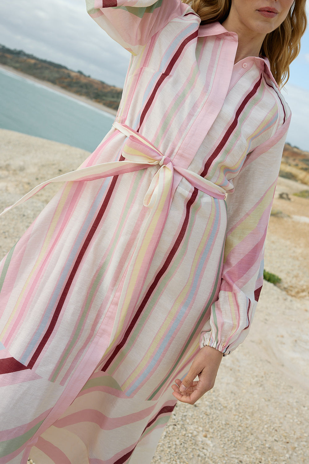 Saskia Midi Wrap Dress