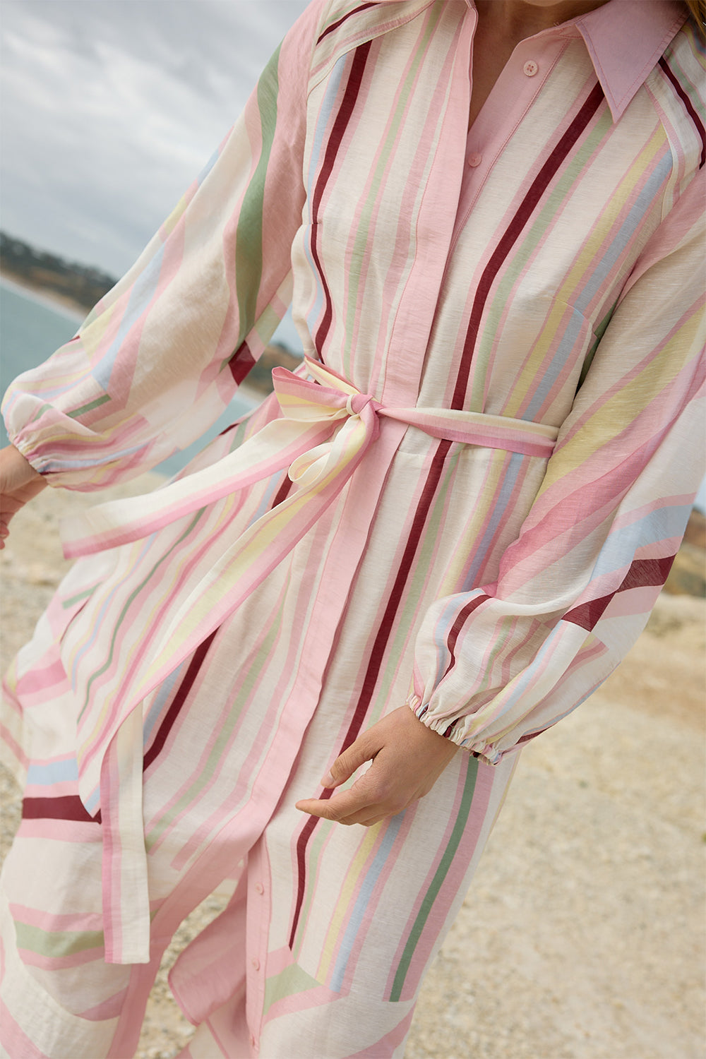 Saskia Midi Wrap Dress