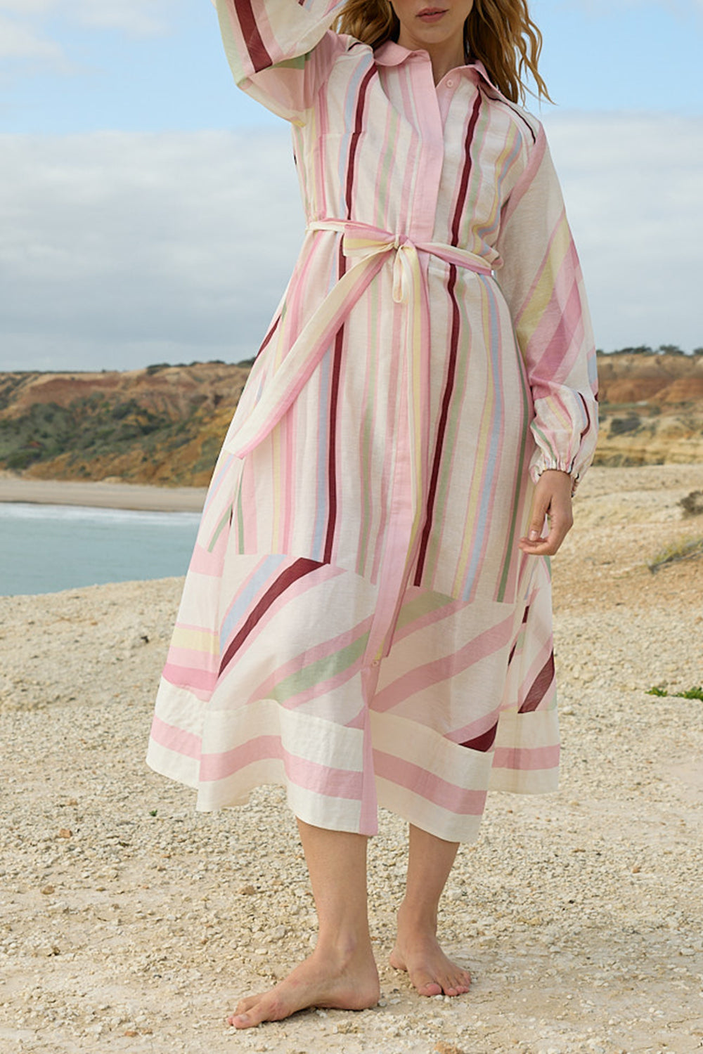 Saskia Midi Wrap Dress