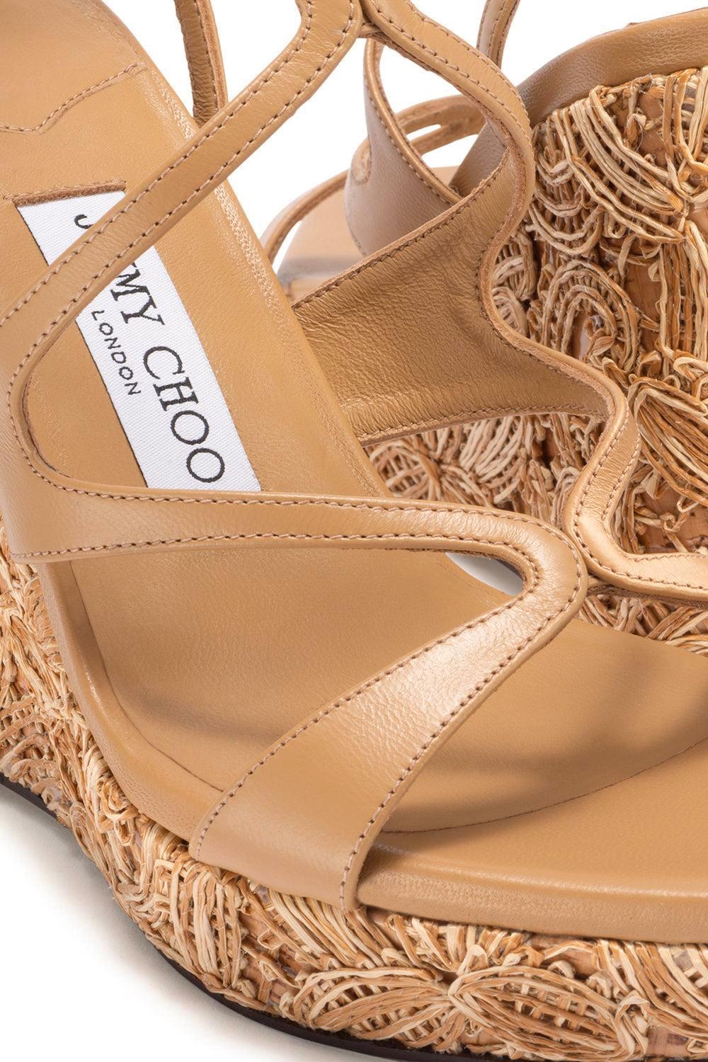 Ayla Wedge 85-CAPPU/NT-36.5-SHOESANDAL-JIMMY CHOO