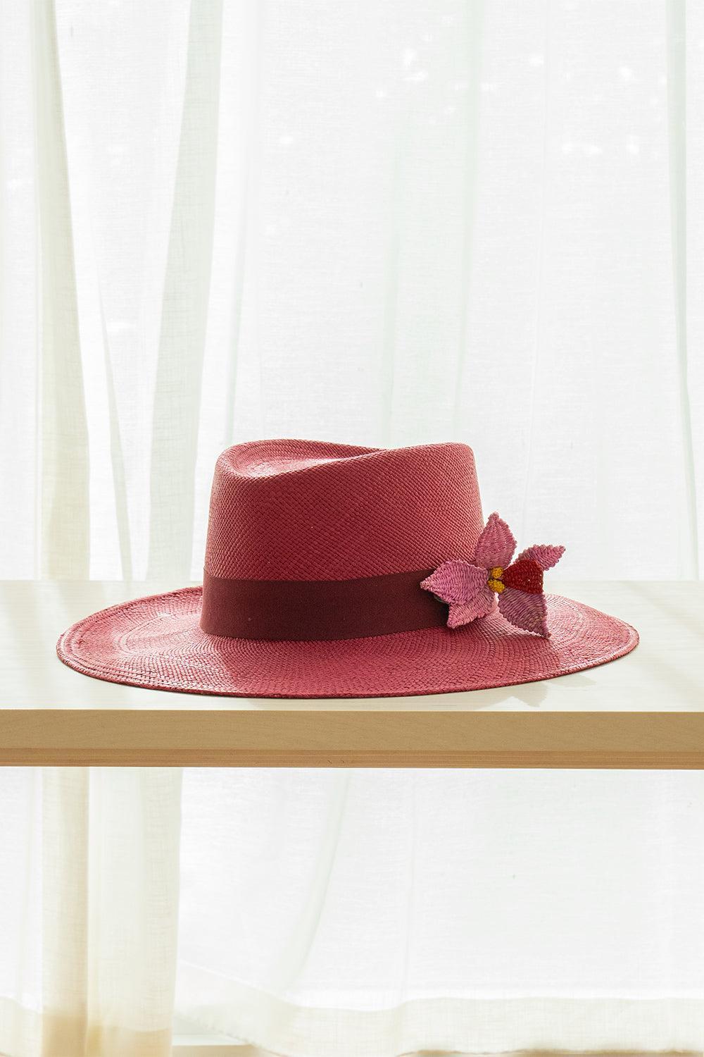Canopy Bourgunty Hat-PINK-S-ACCESSORIEHEADWEAR-AMOR Y MEZCAL