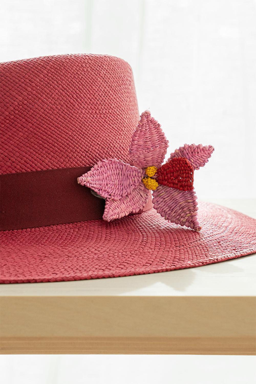 Canopy Bourgunty Hat-PINK-S-ACCESSORIEHEADWEAR-AMOR Y MEZCAL