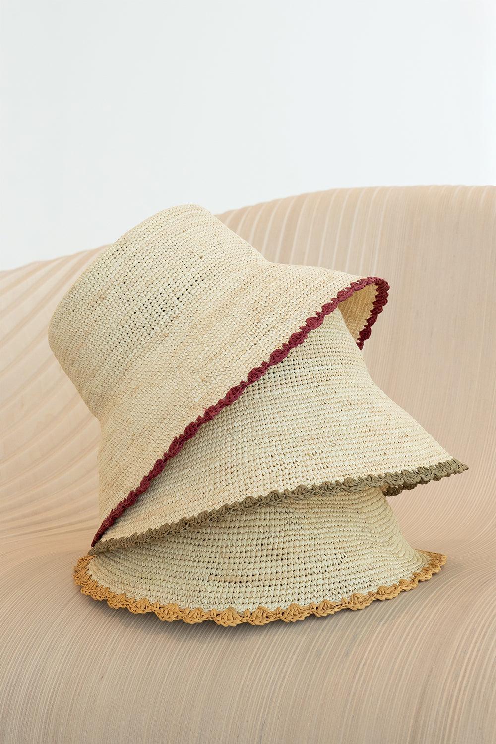 Sierra Bucket Hat - Burgundy-BROWN-S-ACCESSORIEHEADWEAR-AMOR Y MEZCAL