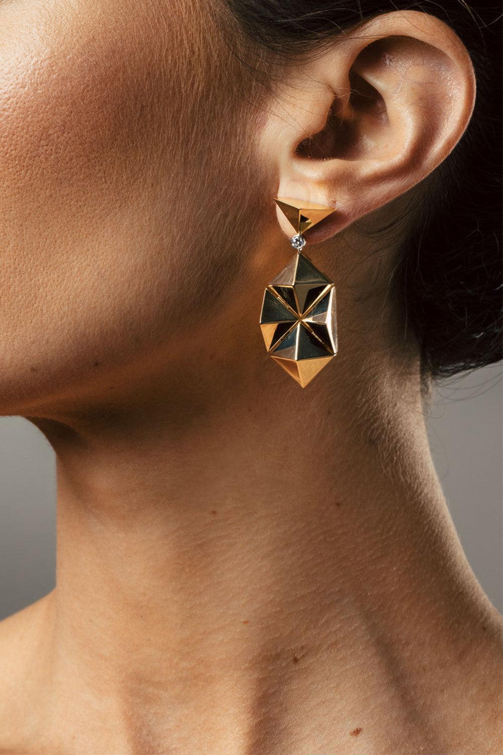 Diamond Apennines Earrings-YELLOW GOLD-JEWELRYFINE JEWELEARRING-ALETTO BROTHERS