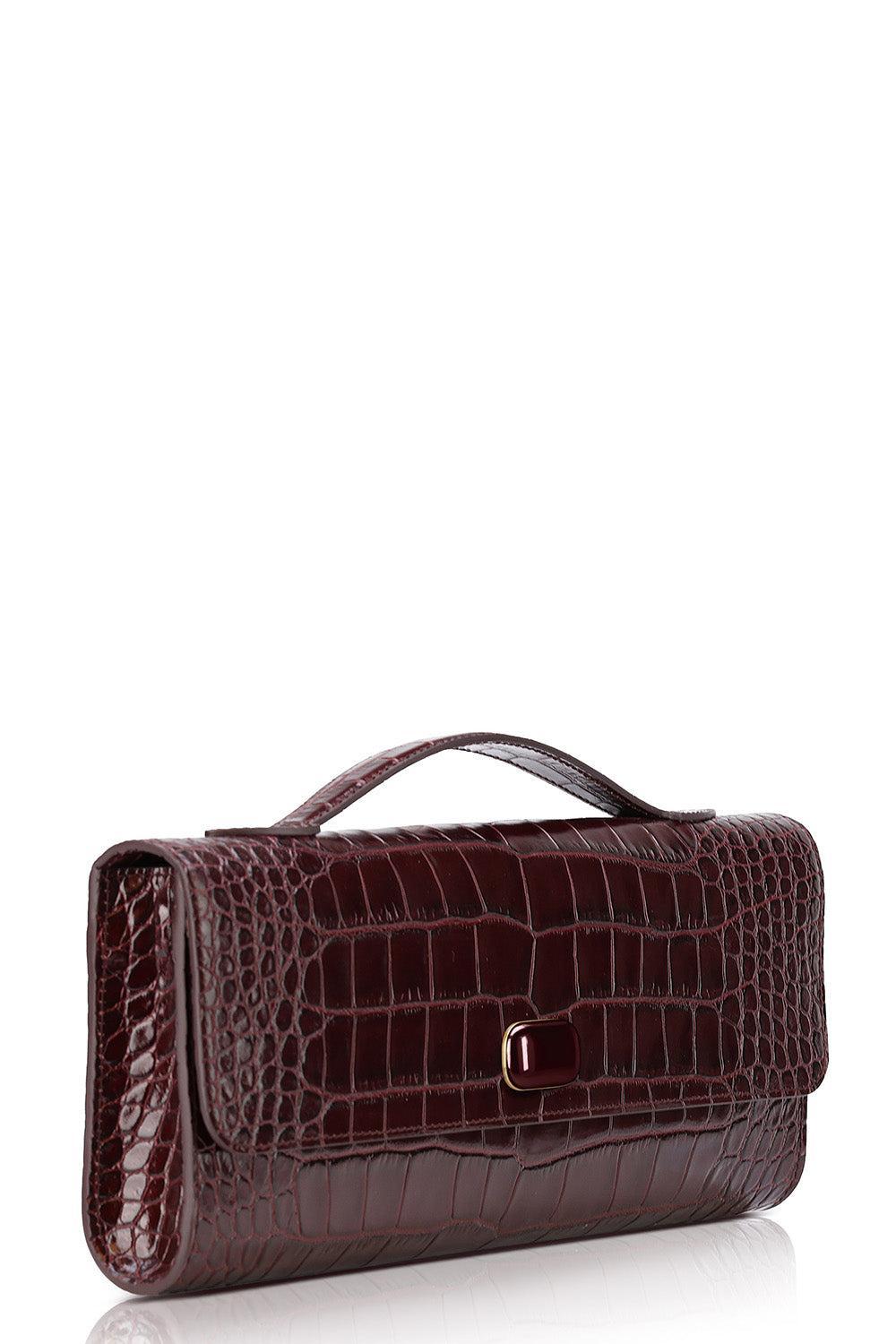 Alex Clutch - Malbec-MALBEC-HANDBAGCLUTCHES-JEFFREY LEVINSON