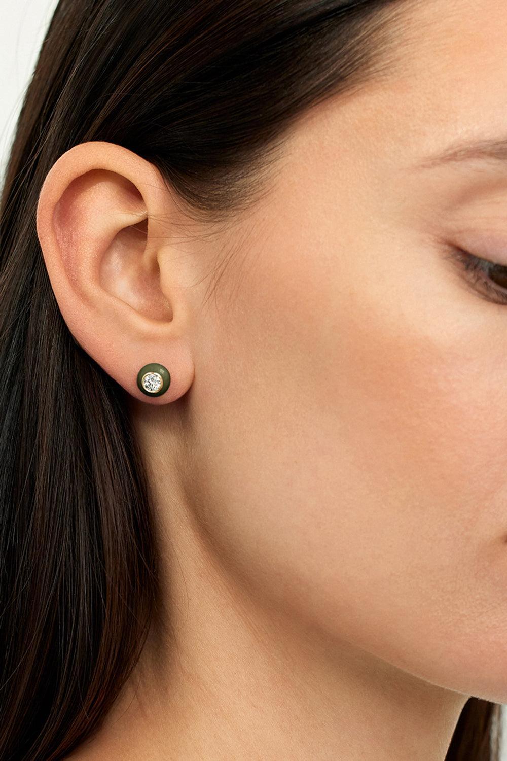 Medium White Audrey Diamond Stud Earrings-YELLOW GOLD-M-JEWELRYFINE JEWELEARRING-MELISSA KAYE