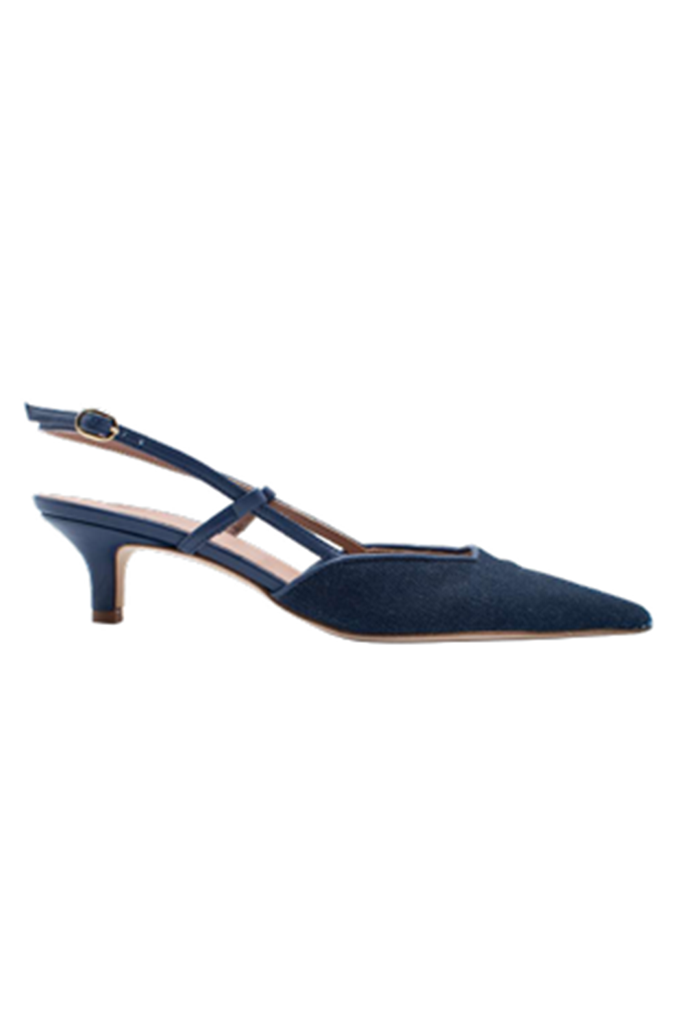 Audrey Slingback Pump - Denim Blue