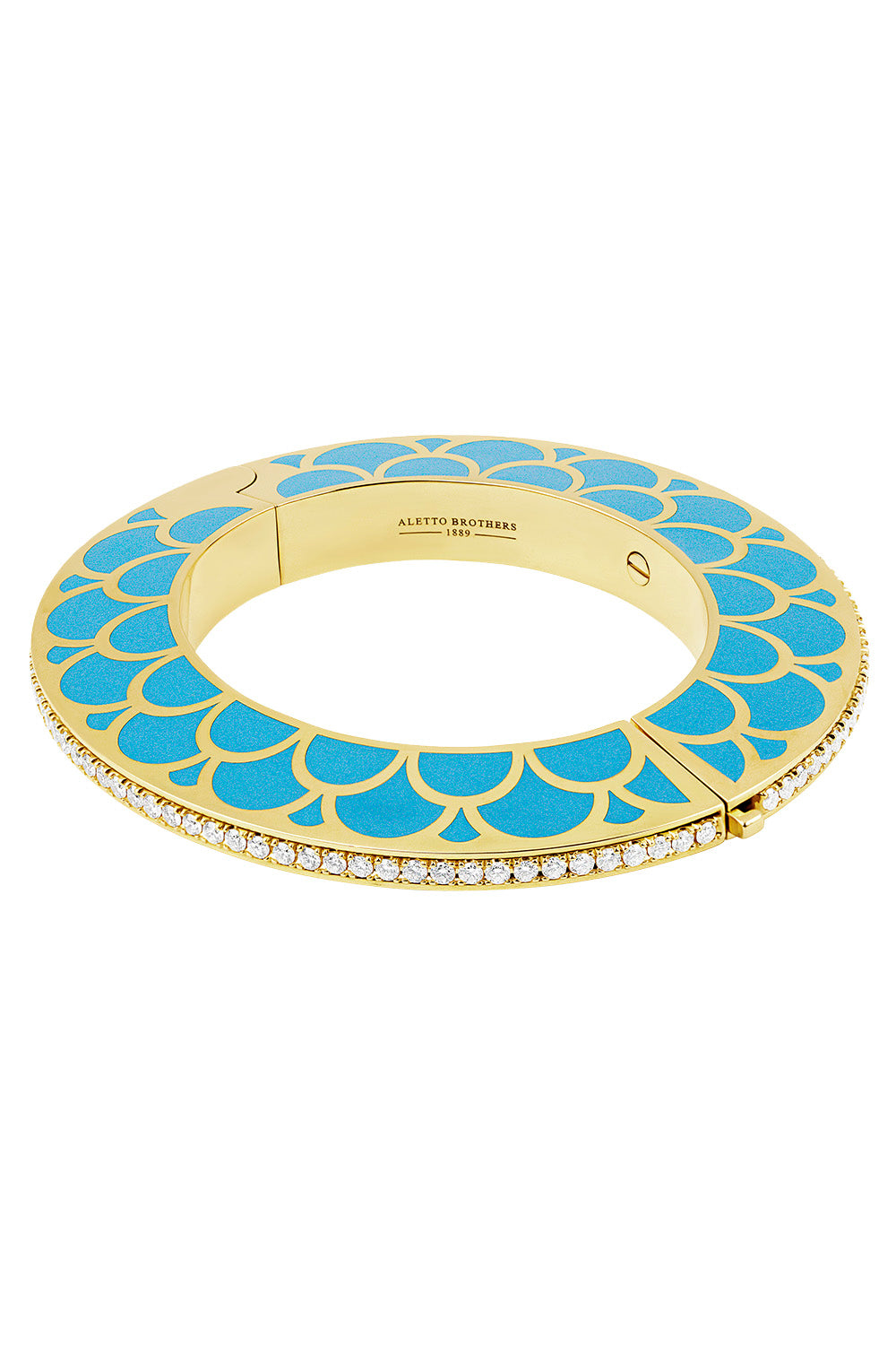 Diamond Blue Orbella Bangle Bracelet