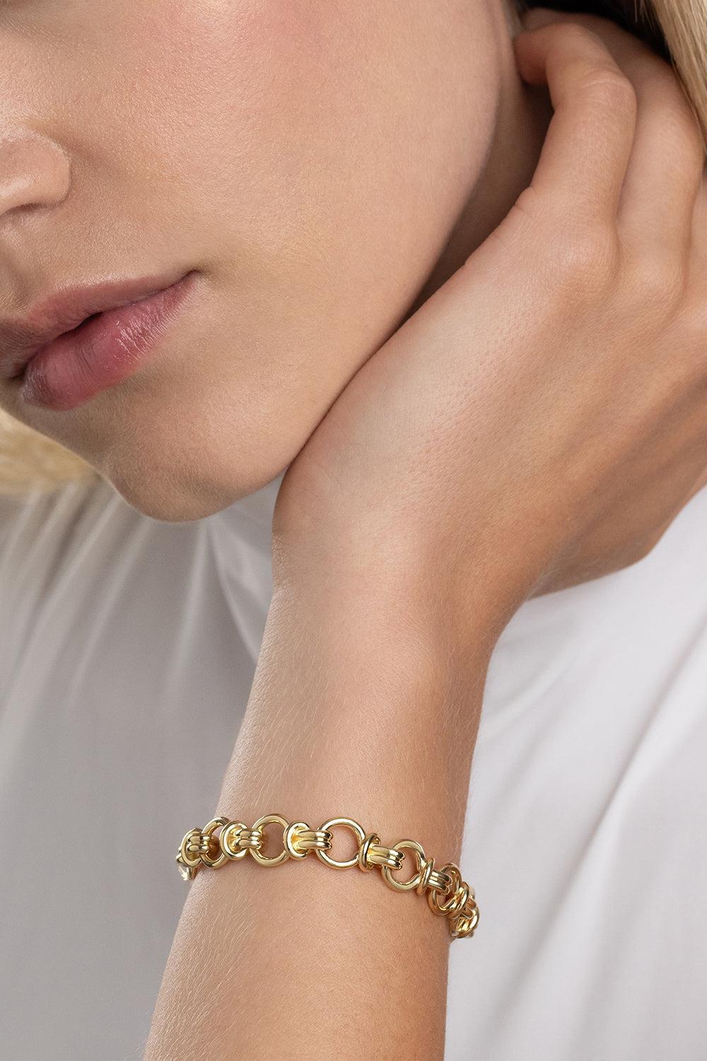 Rocky Bracelet-YELLOW GOLD-7-JEWELRYFINE JEWELBRACELET O-MELISSA KAYE