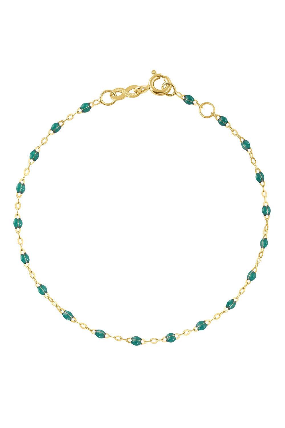 Classic Gigi Anklet - Emerald-EMERALD-9.4-JEWELRYBOUTIQUEBRACELET O-GIGI CLOZEAU