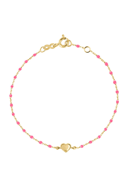 Mini Gigi Lucky Heart Bracelet - Pink