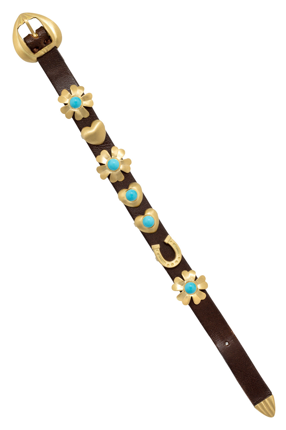 Turquoise Pearl Golden Blossom Bracelet