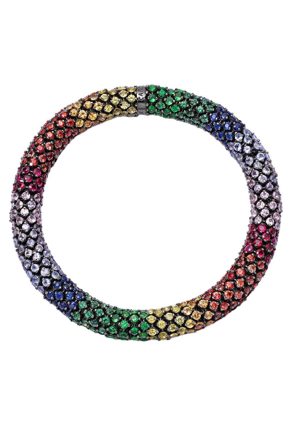 360 Rainbow Twister Luxe Bracelet-YELLOW GOLD-JEWELRYFINE JEWELBRACELET O-CAROLINA BUCCI