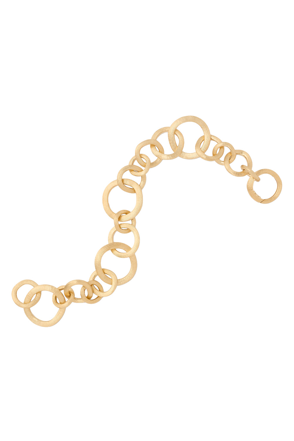 Jaipur Gold Hand Engraved Link Bracelet