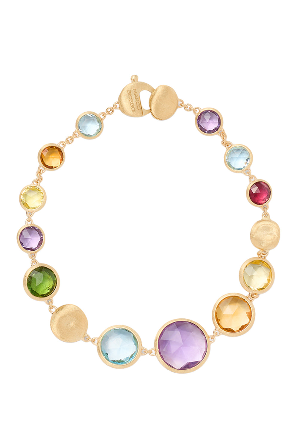 Jaipur Mixed Gemstone Graduated Bracelet