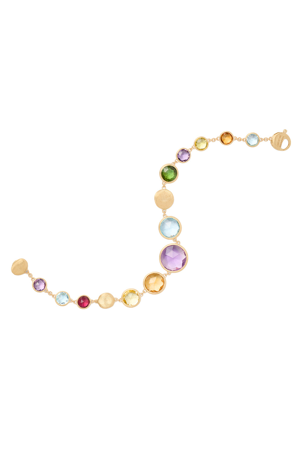 Jaipur Mixed Gemstone Graduated Bracelet