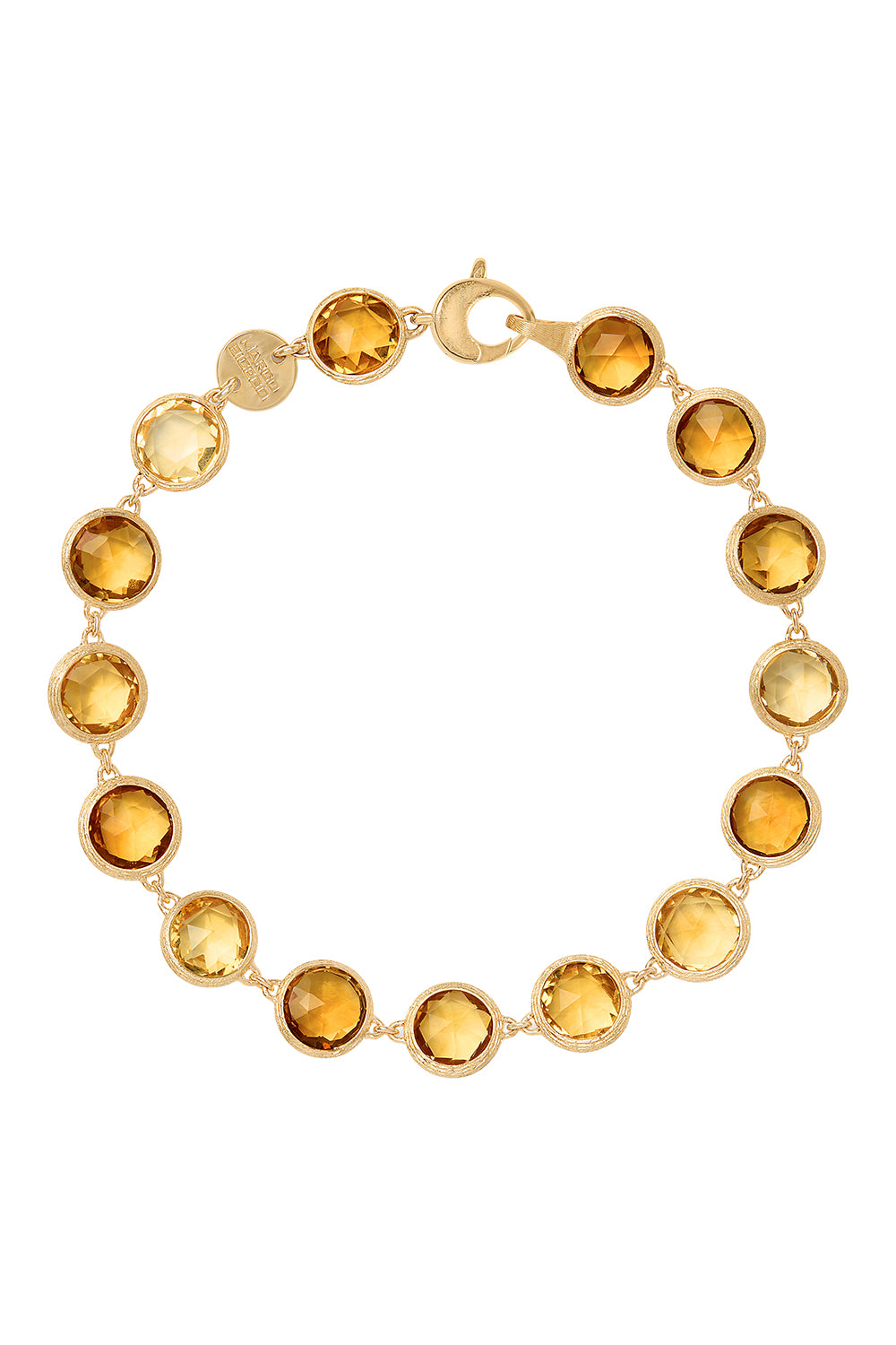 Yellow Quartz Jaipur Link Bracelet