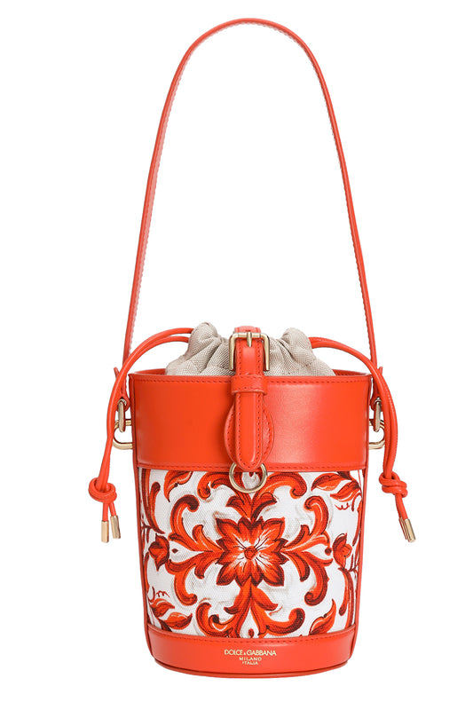 Capri Bucket Bag - Maiolica Orange