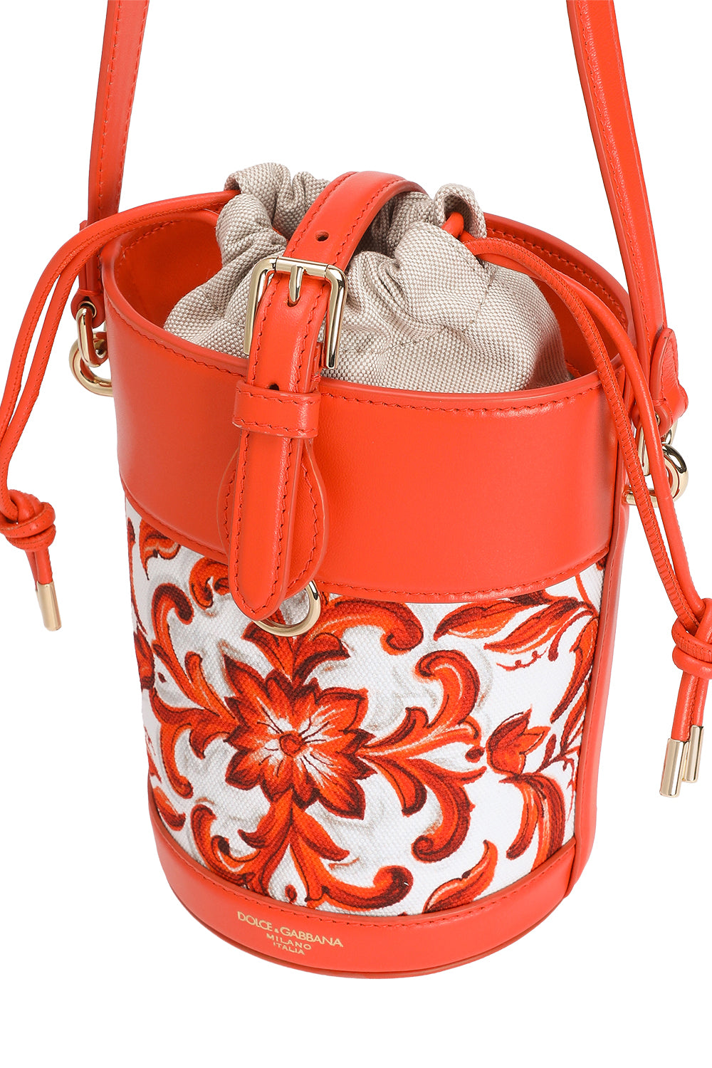 Capri Bucket Bag - Maiolica Orange