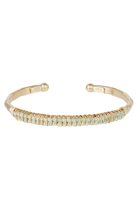 Blue Large Lyre Bracelet Bracelet