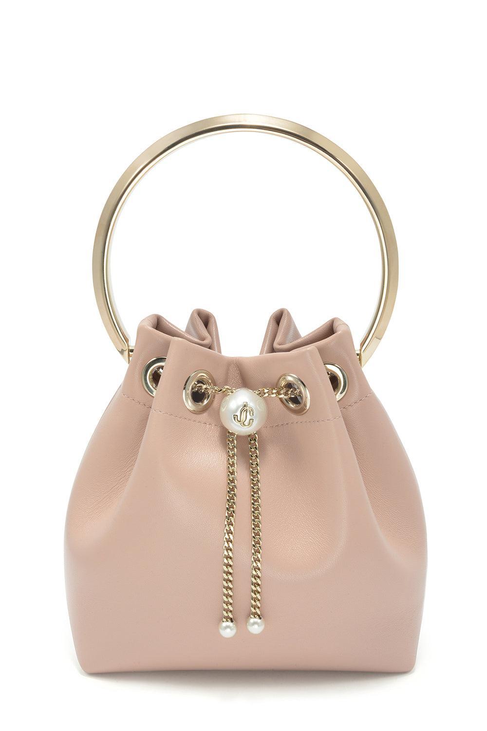 Bon Bon Nappa Bag-MACRNLGD-HANDBAGTOP HANDLE-JIMMY CHOO