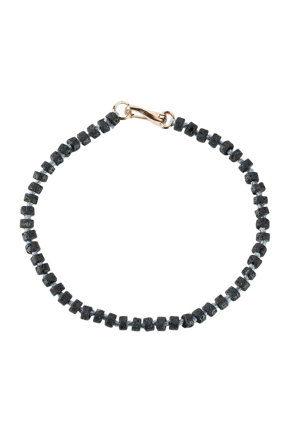 Lava Beaded Bracelet-ROSE GOLD-7.5-JEWELRYFINE JEWELBRACELET O-WALTERS FAITH