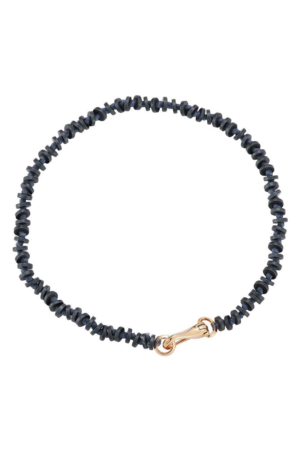 Matte Hematite Beaded Bracelet-ROSE GOLD-7.5-JEWELRYFINE JEWELBRACELET O-WALTERS FAITH