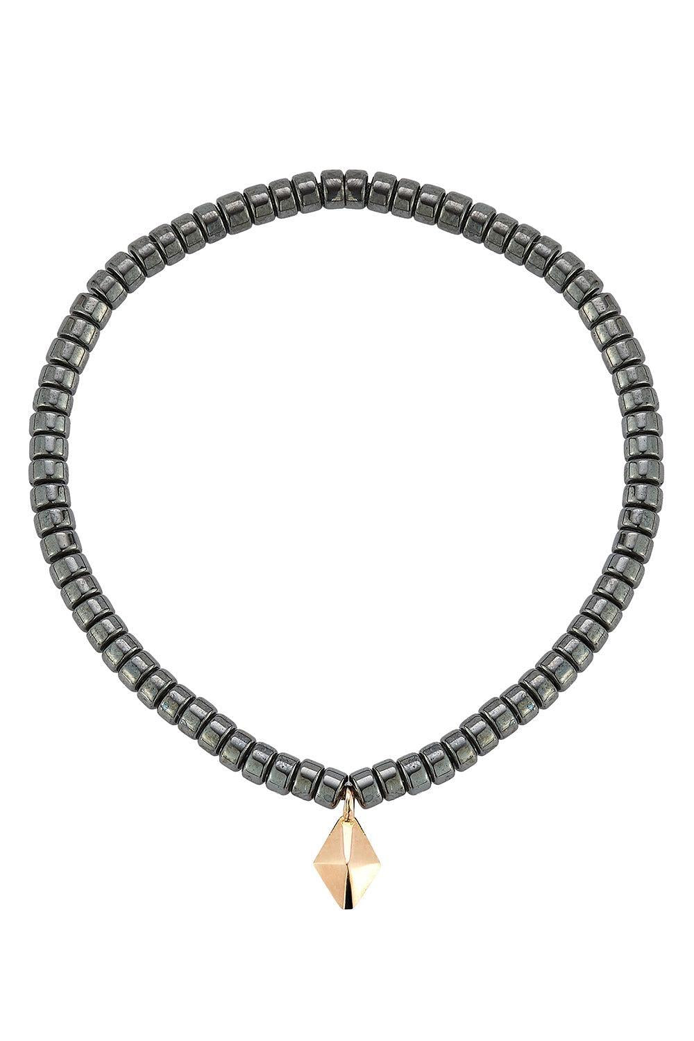 Hemitite Beaded Bracelet-ROSE GOLD-6.5-JEWELRYFINE JEWELBRACELET O-WALTERS FAITH