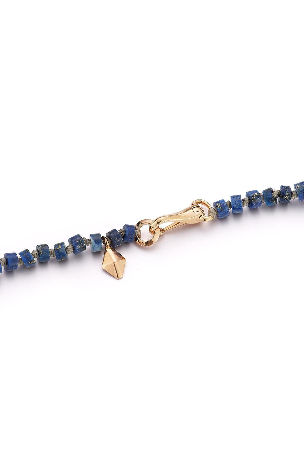 Lapis Beaded Wrap Bracelet-ROSE GOLD-15-JEWELRYFINE JEWELBRACELET O-WALTERS FAITH