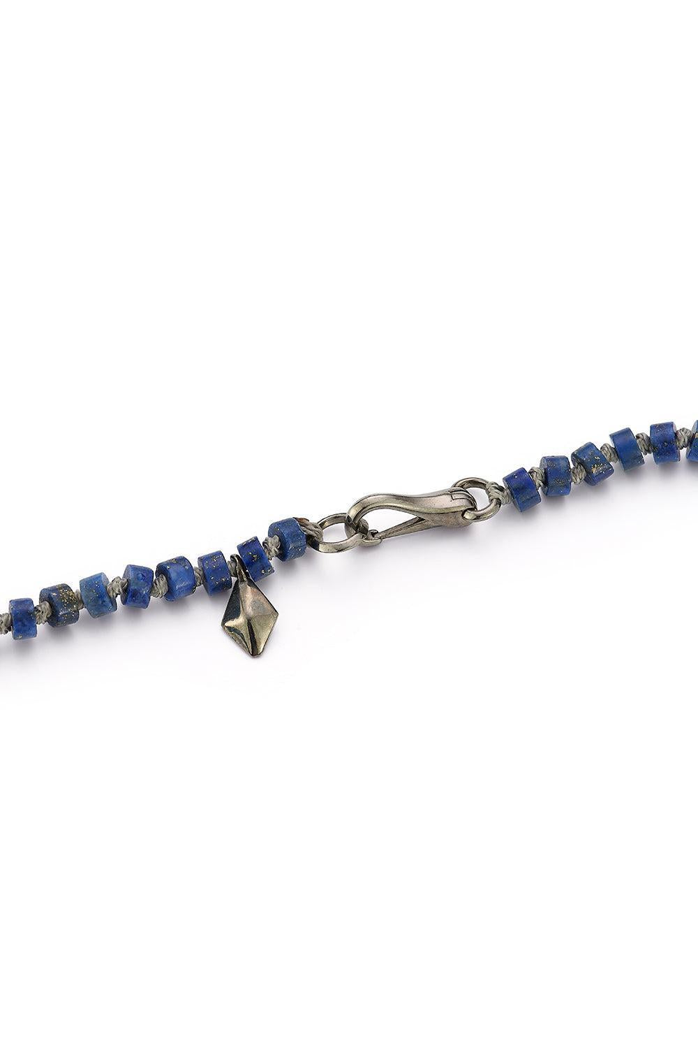 Lapis Beaded Wrap Bracelet-RHODIUM-15-JEWELRYFINE JEWELBRACELET O-WALTERS FAITH
