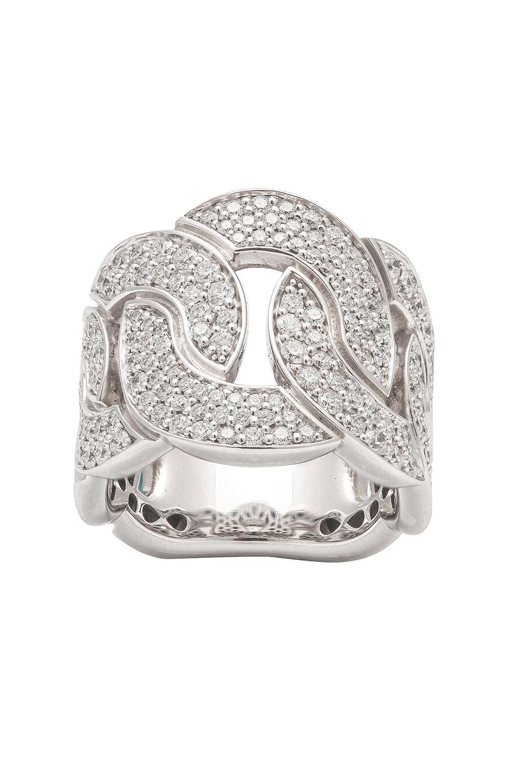 Diamond Link Ring-WHITE GOLD-6-JEWELRYFINE JEWELRING-ZYDO