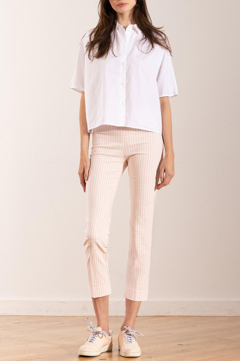 Brigitte Pant - Powder Check-PWDRCHCK-0-CLOTHINGPANTCROPPED-AVENUE MONTAIGNE