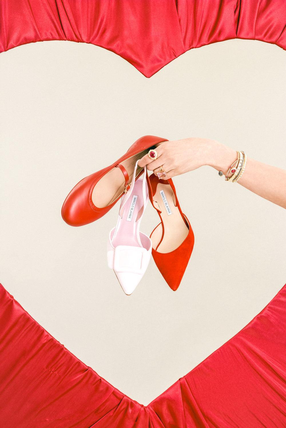 Carolyne Pump 50 - Bright Red-BRED-37-SHOEPUMP-MANOLO BLAHNIK