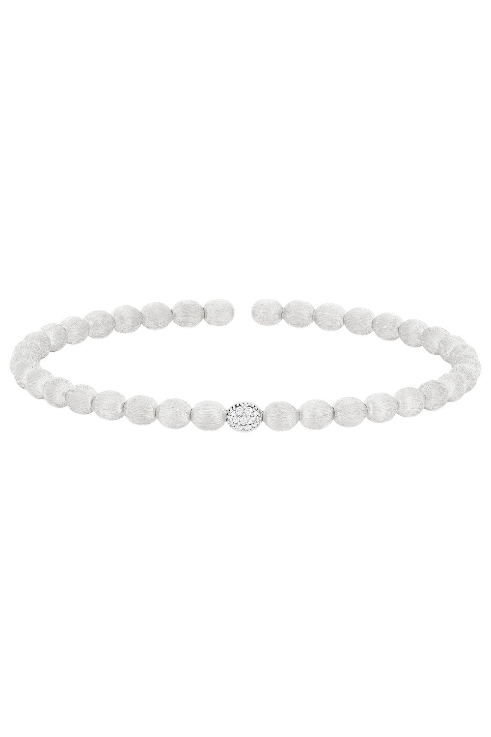 Diamond Round Dancing In The Rain Bracelet - White Gold