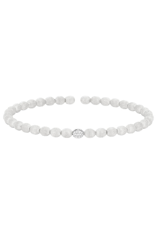 Diamond Round Dancing In The Rain Bracelet - White Gold