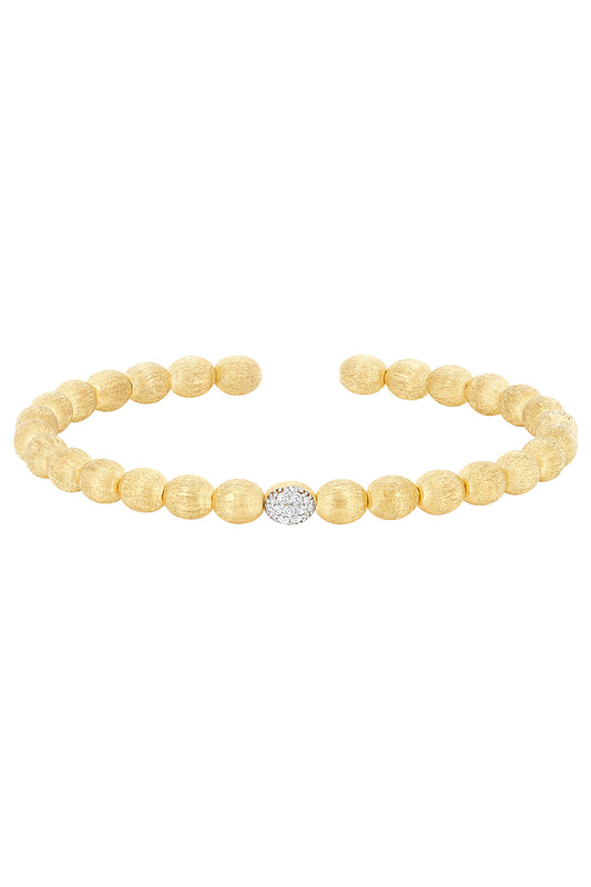 Diamond Round Dancing In The Rain Bracelet - Yellow Gold
